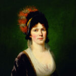 Moritz Kellerhoven: Kurfüstin Caroline von Pfalz-Bayern, 1799 (Ausschnitt)