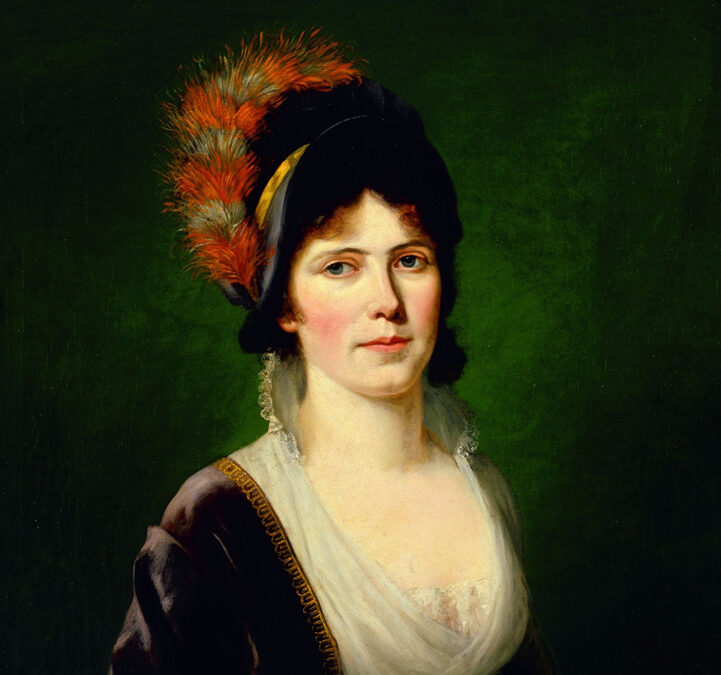 Moritz Kellerhoven: Kurfüstin Caroline von Pfalz-Bayern, 1799 (Ausschnitt)